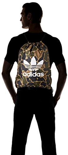 adidas Gymsack Camo, Mochila Unisex Adulto, Multicolor (Multco), 24x15x45 cm (W x H x L)