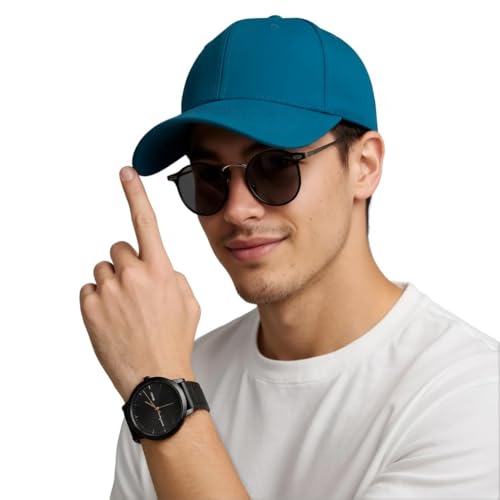 Image of Tomorrow Adjustable Baseball Cap - Unisex Cotton Snapback Trucker Hat with Sun Protection, Perfect Outdoor & Sports Cap for Men and Women