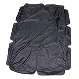 iplusmile Wasser- Und Staubdichte Abdeckung Abdeckungen Für Gartenmöbel Für Den Außenbereich Sonnenschutznetz Wasserdicht Markise Schattiges Zelt Überdachung Doppelt Uv Black