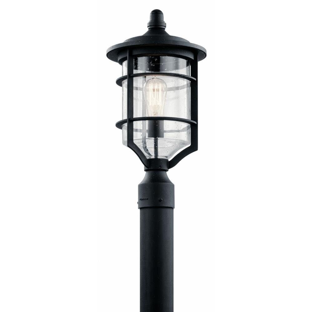 Kichler 49129DBK One Light Outdoor Post Mount