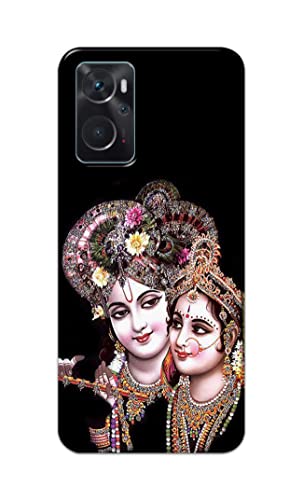 Image of PRINTFIDAA� Printed Hard Back Cover Case for Oppo K10 4G Back Cover (Radha Krishna) -2808