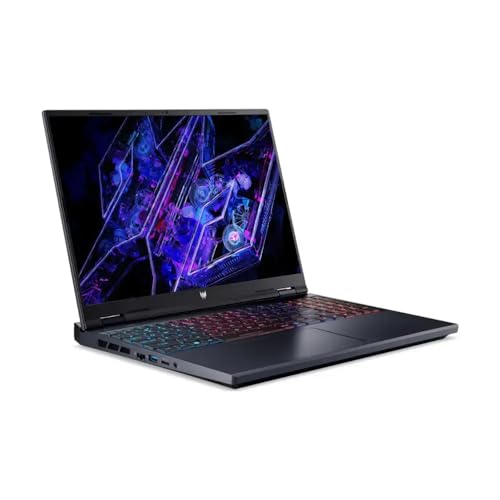 Image of acer Predator Helios Neo-16 Gaming Laptop - 16 inch WUXGA 165Hz Display, Intel Core i9-14900HX, NVIDIA GeForce RTX 4060, 64 GB DDR5 RAM, 1 TB SSD, Lifetime Microsoft Office 2021 & Windows 11 Pro
