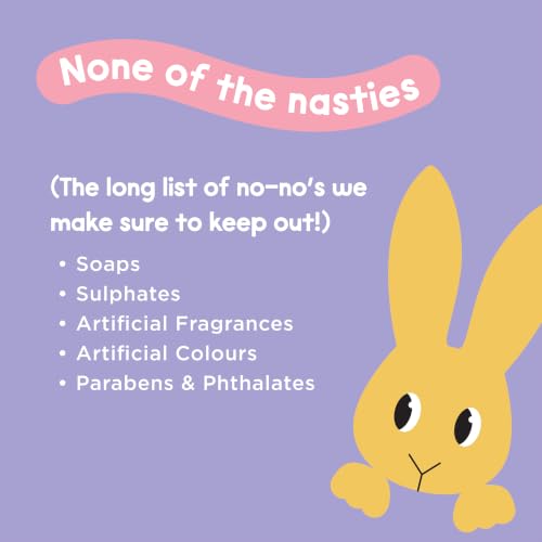 GAIA Natural Kids Body Wash for Kids | Gentle Cleanser for Sensitive Skin | Natural Origin with Organic Aloe Vera | Soap Free I Fragrance Free | Australian Made | 350mL - Image 6
