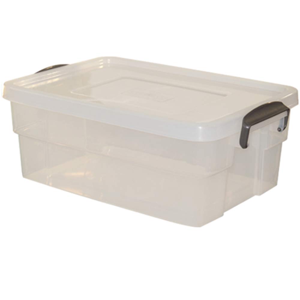 Denox 10288.030 Eurobox, 38 L, Natural, Lote de 2, Polipropileno Random, único