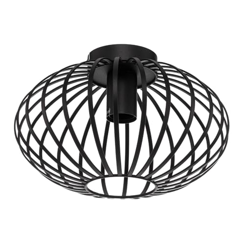 Lámpara de techo 'Maivi' (Moderno) en Negro hecho de Metal e.o. para Salón & Comedor (1 llama, E27) de Lindby | lámpara de techo, lámpara