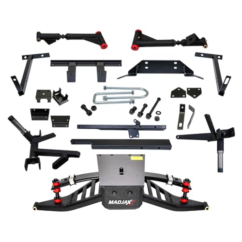 MADJAX King XD 5 Inch Golf Cart Lift Kit Compatible with EZGO TXT/T48 2014-2023 | Fits Gas & Electric Models | Kingpin Design | Fits up to 23 Inch Tires