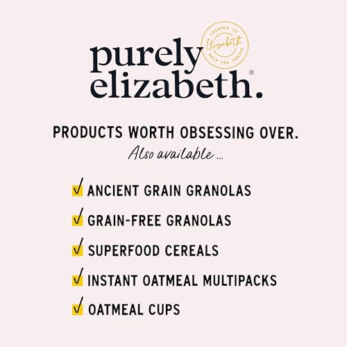 Image of PURELY ELIZABETH Chocolate Almond Superfood Cereal, 11 OZ (Pack of 3)