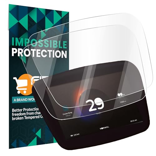 Image of FIRST MART Screen Guard for Ola S1 / S1 Pro /Ola S1 Air Electric Scooter, Full Screen Protector with Installation Kit, HD Clear Display Protection, Scratch Resistant - Pack of 2