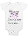 Body pour bébé Maman – Maman Ti Voglio Bene Tanto COSI. - Cadeau pour Maman – Body Amusant – Idée Cadeau – Toutes Les Tailles par tshirteria - Blanc - Medium
