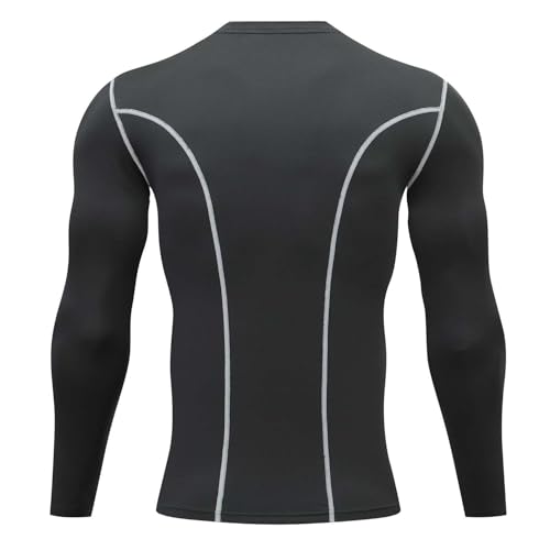 Kids Base Layer Sets Boys Compression Athletic Underwear Sports Shirt Tights Top & Bottom Set3