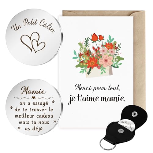 Câlin Glücksbringer Karte Oma Geschenk für Oma