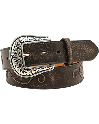 Nocona Women's Brown Scroll Concho Belt N3499701