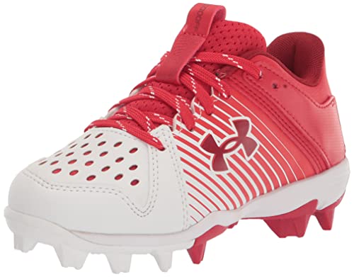 Red Under Armour Leadoff Low Cleats