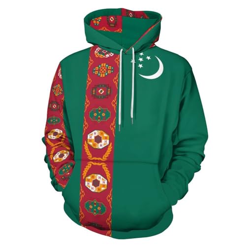 Sweat-shirt sportif Turkménistan pour éviter le froid avec style