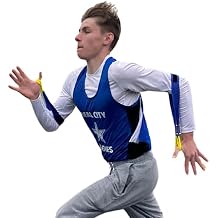Tumbl Trak Adjustable Lycra Running Arms - Correcting Arm Position for Track and Field, Agility Training and Speed Training - Unisex Youth