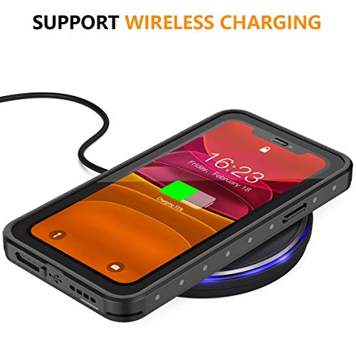 Huakay AMILIFECASES for iPhone 11 Waterproof Case, Full Body 360° Protective Shockproof Dirtproof Sandproof IP68 Phone Case for iPhone 11 (6.1inch)(Black/Clear) Huakay AMILIFECASES for iPhone 11 Waterproof Case, Full Body 360° Protective Shockproof Dirtproof Sandproof IP68 Phone Case for iPhone 11 (6.1inch)(Black/Clear)