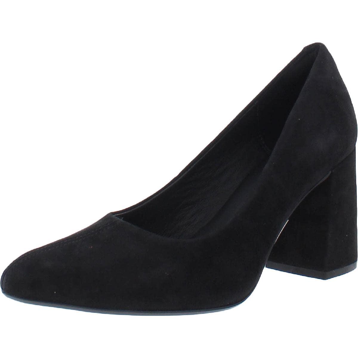 ClarksWomen's Laina 85 Court Pump, Black Suede, 8