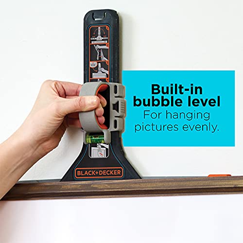 Image of BLACK+DECKER MarkIT Picture Hanging Kit (BDMKIT101C) 5.9 x 2.2 x 12.2 inches (Pack of 4)