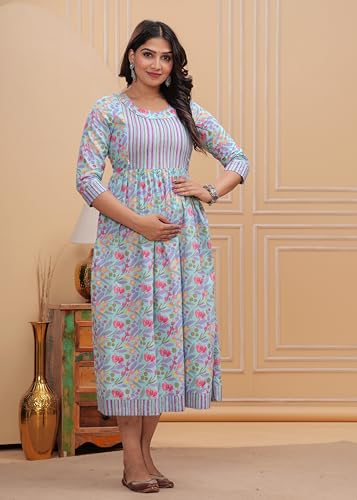 Jikonet Women's Maternity Kurti for Feeding Zippers (VJK)