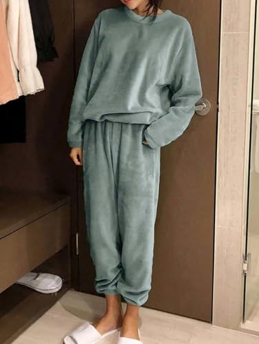 Image of KOTTY Women's Winter Tracksuit Co-Ord Set Sweatshirt & Jogger Cord Suit for Stylish Gym & Travel Wear