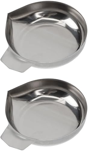 Zerodeko Juego de 2 piezas de cinco piezas de metal electrónico Balanza de pesaje de la placa de pesaje de la báscula digital electrodomésticos