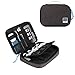 BAGSMART Electronics Organizer Double-Layer Travel Cable Organizer Cord Organizer Bag Accessory Organizer Storage Bag for 7.9" iPad Mini, Wires, Chargers, Hard Drive