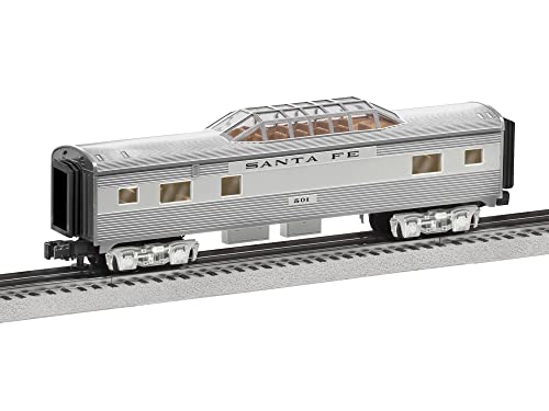 Santa Fe Chief #501 Vista Dome vagón complementario a escala para coleccionistas de trenes h0
