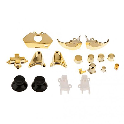 Merishopp 2 Set Replacement Full Controller Buttons Kit for Microsoft One Gold|Video Games & Consoles | Video Game Accessories | Controllers & Attachments-image-6
