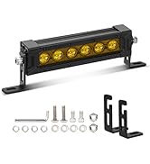 SUPAREE 7 Inch Led Light Bar, 30W 5000 Lumens Light Bar for Truck Off Road ATV UTV Boat, 12 Volt ...