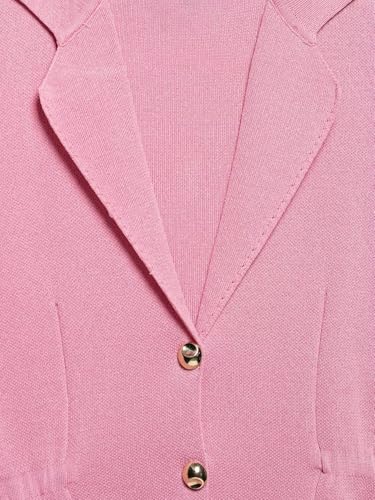 Women's Stylish Waistcoat Top with Gathered Waist Detail, Collared Neck Button-Front Vest4