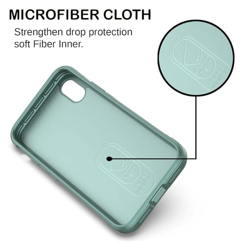 amazon basics Mobile Cover for Apple iPhone X/Xs | Full Camera Protection | Liquid Silicon Case | Flexible Bumper Case for Apple iPhone X/Xs (Green) - Image 8