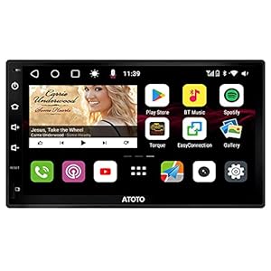 ATOTO 7-inch Android Car Stereo with Wireless CarPlay, Android Auto, Dual Bluetooth, QLED Display, HD Rearview – S8G2B74PM