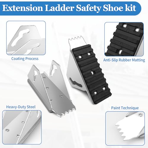 Pieds pour échelle d'extension instable : Solution de rechange aluminium séries D