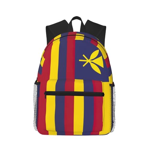 Sac à dos avec poches ultra léger et confortable motif Hawaï