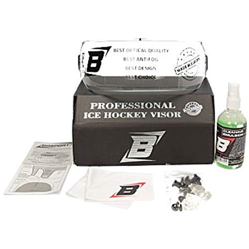 Bosport Visier Vision17 Pro B1 Box, Klar (Durchsichtig) Cover