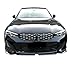 Front Bumper Lip Compatible for BMW 3 Series 2023-2024 320i 325i 330i G20 LCI M Sport Splitter Diffuser Guard Body Kits Car Accessories(Carbon Look)