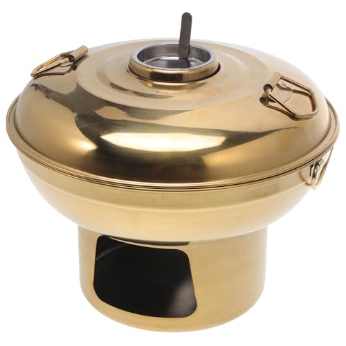 Marmite portable acier inoxydable 20 cm pot double poignée Zerodeko