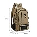 Garende Laptop Backpack Water Resistant Leisure with Multi Pockets Pouch Computer Bag for Outdoor, Backpacking, Travel, Electronics Accessories, College, Deep Khaki