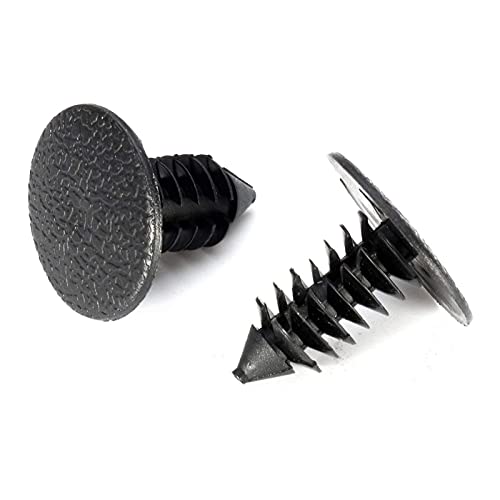 Clips de fixation de voiture 9mm rivets de retenue bouclier pinces fixes plastique universel