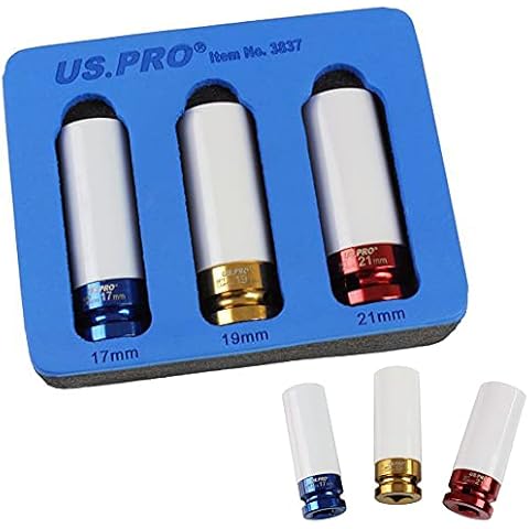 US Pro Bergen 3 Piece Impact Socket Set Cover