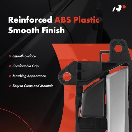 A-Premium Front or Rear Right Passenger Side Interior Door Handle Compatible with Hyundai Elantra 2017 2018 2019 2020, Black Housing with Silver Lever, Replace# 82620-F2000, 82620F2000 by A-Premium - Image 4