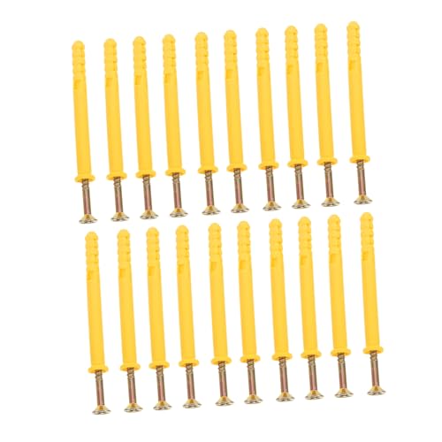 FUNOMOCYA Drywall Screw Anchors Assortment Pcs Plastic Wall Anchors Self-Tapping Screws Wall Plugs Easy Installation