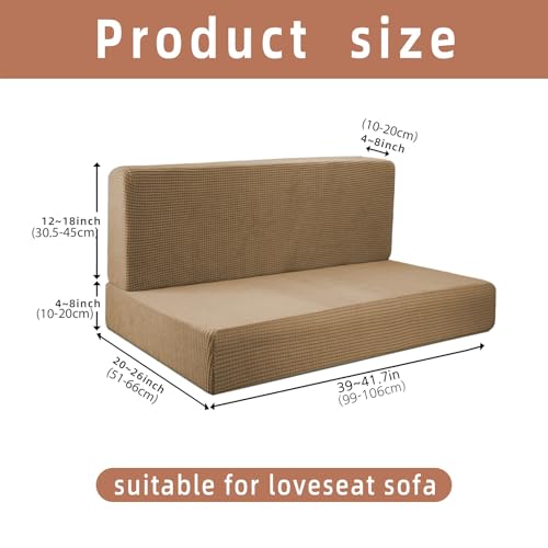 Housse de canapé pour camping-car extensible et imperméable - Protection futon clic-clac