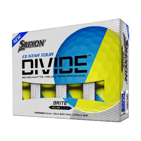 Srixon Q-Star Tour Divide-Azul Amarillo-Docena Cover