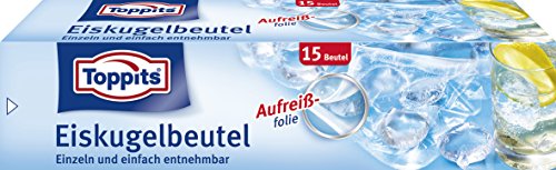 Toppits Eiskugelbeutel, 16er Pack (1 x 15 Stück x 20 per bag)- 300 Eiswürfel