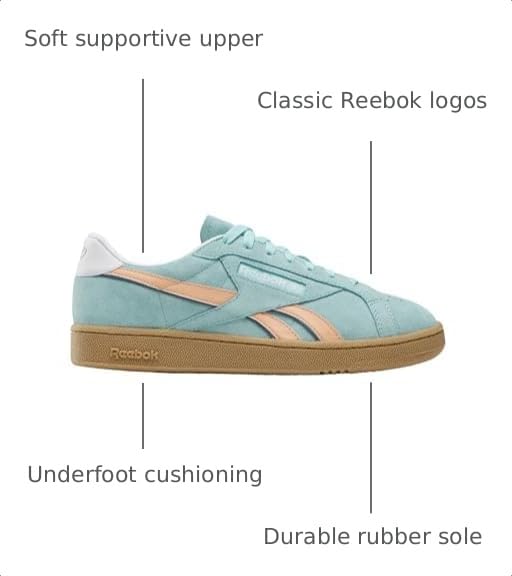 Image of Reebok Unisex Adult Club C Grounds Sneakers