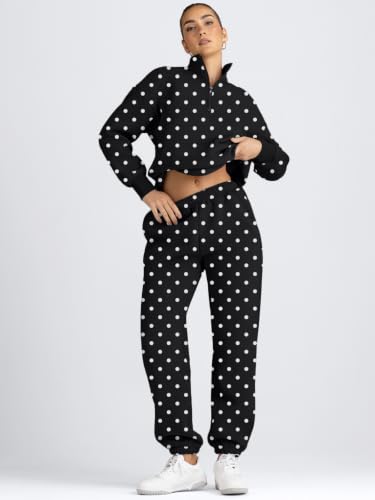 Image of AUTOMET Women's Sweatsuits 2 Piece Outfits Lounge Sets | Cozy Airport Outfits,Casual Sweat Sets for Fall and Winter,Half Zip Pullover and Baggy Sweatpants with Pockets