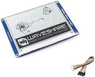 Waveshare 264x176 Resolution 2.7 Inch e-Paper Display HAT E-Ink Screen LCD Module SPI Interface with Embedded Controller for Raspberry Pi 2B 3B 3B+ 4B Zero Zero W/Arduino/STM32/Jetson Nano