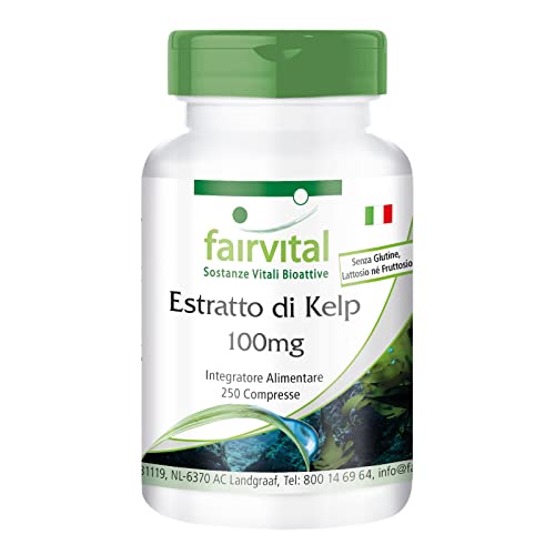 Integratori alimentari a base di alghe: cosa sono e quando possono essere utili? 3 Fairvital | Estratto di kelp 100mg con 150mcg di...