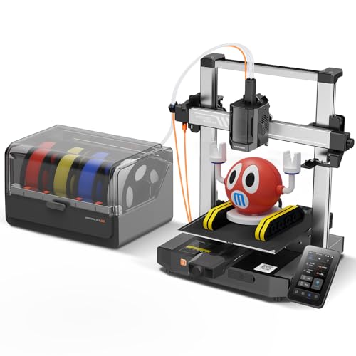 Anycubic Kobra 3 V2 Combo, Smart Multicolor 3D Printer, High-Speed Printing up to 600mm/s, Built-in Camera & Active Filament Drying for Unmatched Efficiency and Higher Success Rates